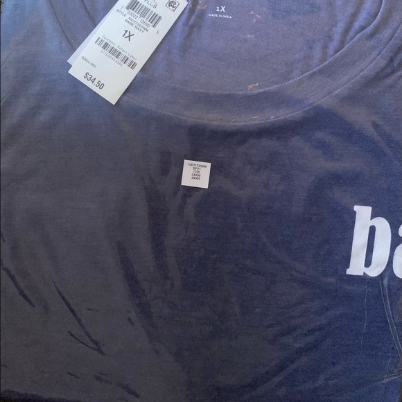 ⭐️⭐️ 2/$35 Plus size boyfriend fit sleep tee - Picture 3 of 3